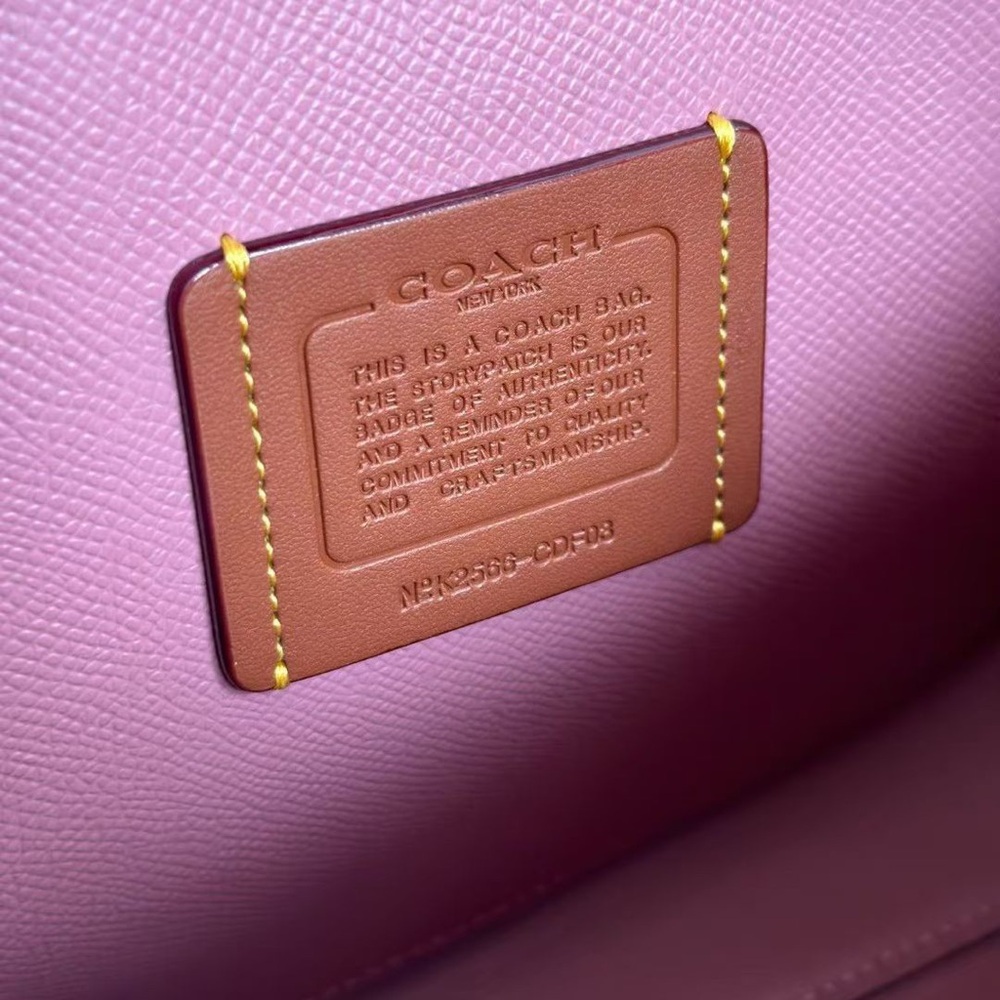 Coach Rose Pink Tote Bag - Picture 7 of 8